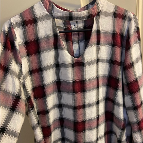 Maurices Tops - flannel dress shirt